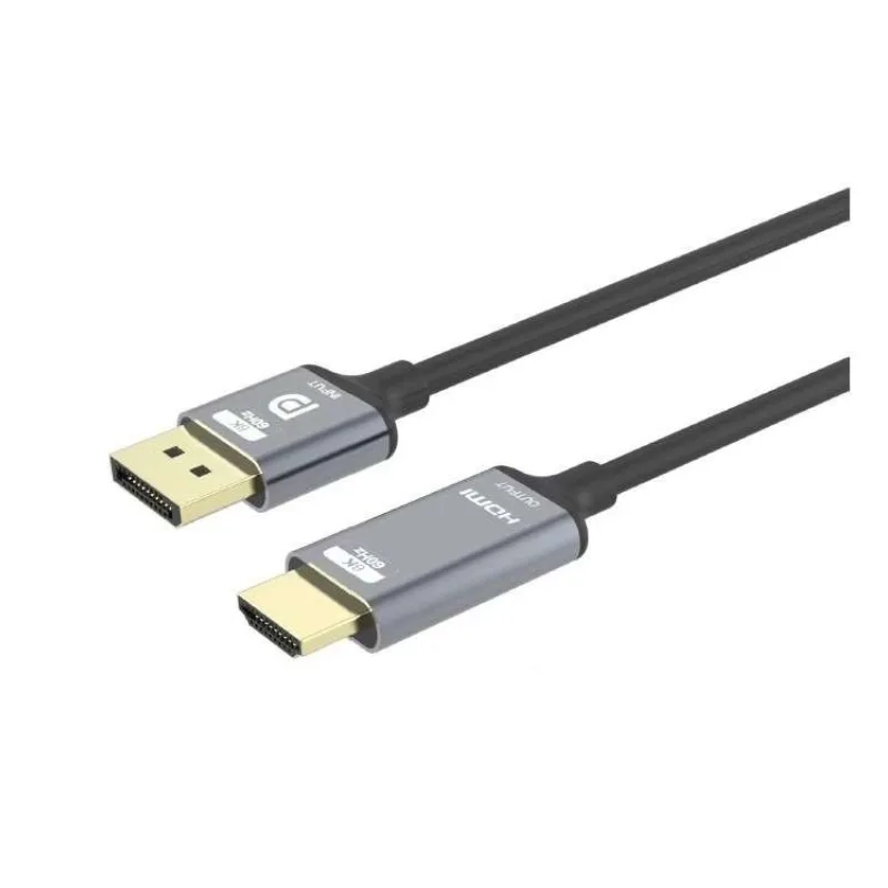 PremiumCord DisplayPort 1.4 na HDMI 2.1 kábel pre rozlíšenie 8K@60Hz, 4K@ 144Hz, 2m (kportadk05-02)