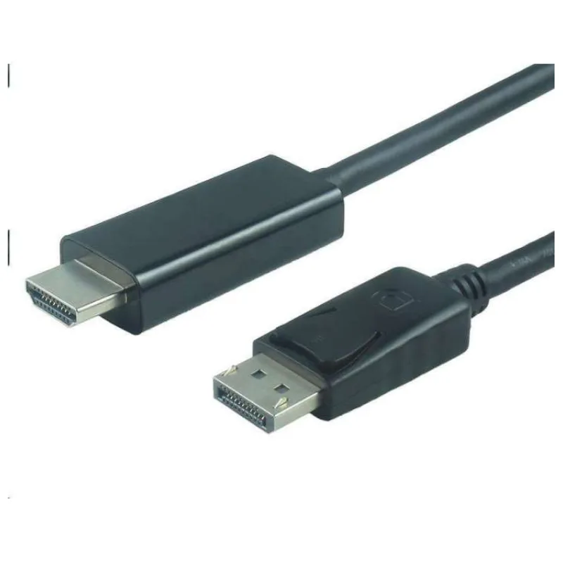 PremiumCord DisplayPort 1.2 na HDMI 2.0 kábel pre rozlíšenie 4Kx2K@60Hz, 2m (kportadk04-02)