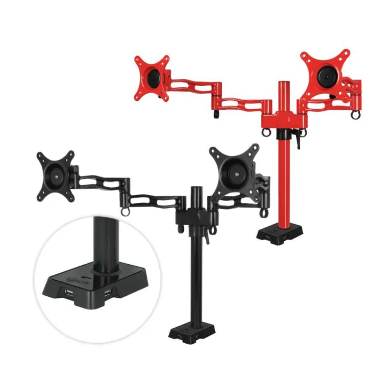 ARCTIC Z2 red - dual monitor arm with USB Hub inte (ORAEQ-MA008-GBA01)