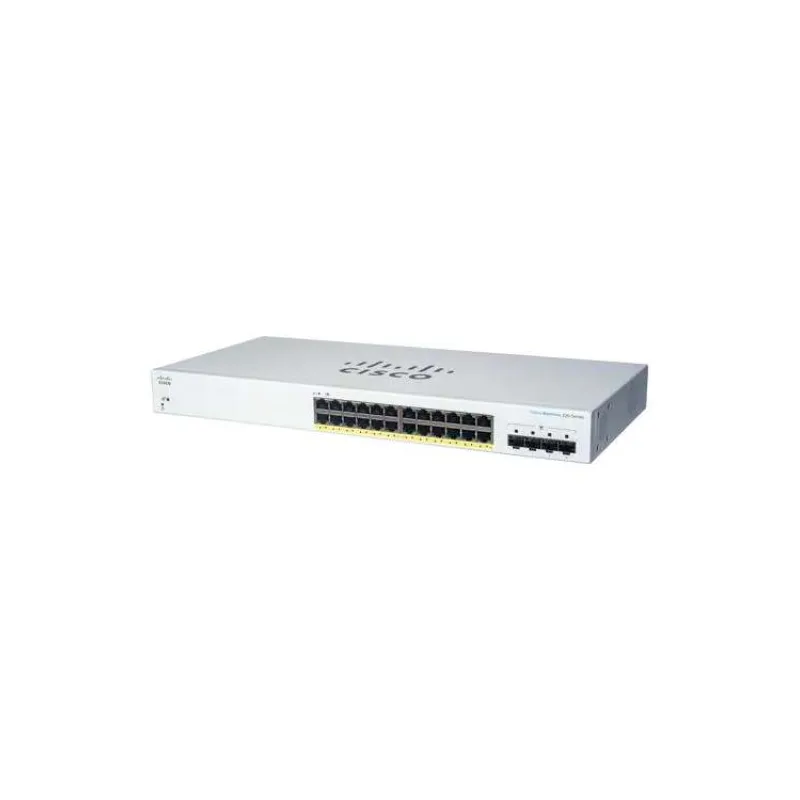 Cisco CBS220 Smart 24-port GE, Full PoE, 4x1G SFP - REFRESH (CBS220-24FP-4G-EU-RF)