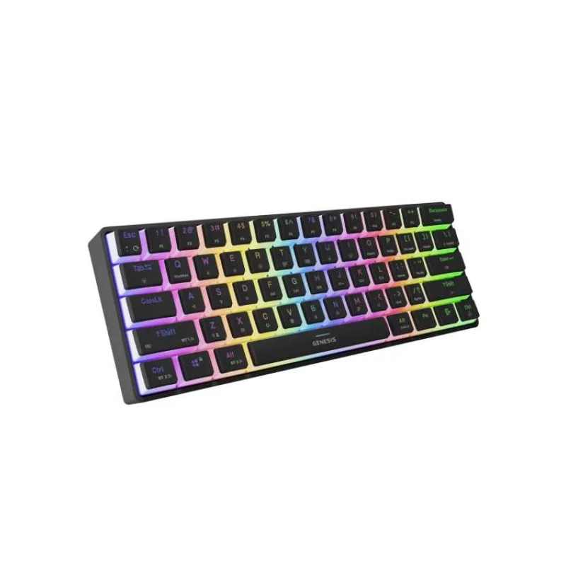 Genesis herná klávesnica THOR 660 G2/Bezdrôtová USB + Bluetooth/US layout/Čierna (NKG-1916)