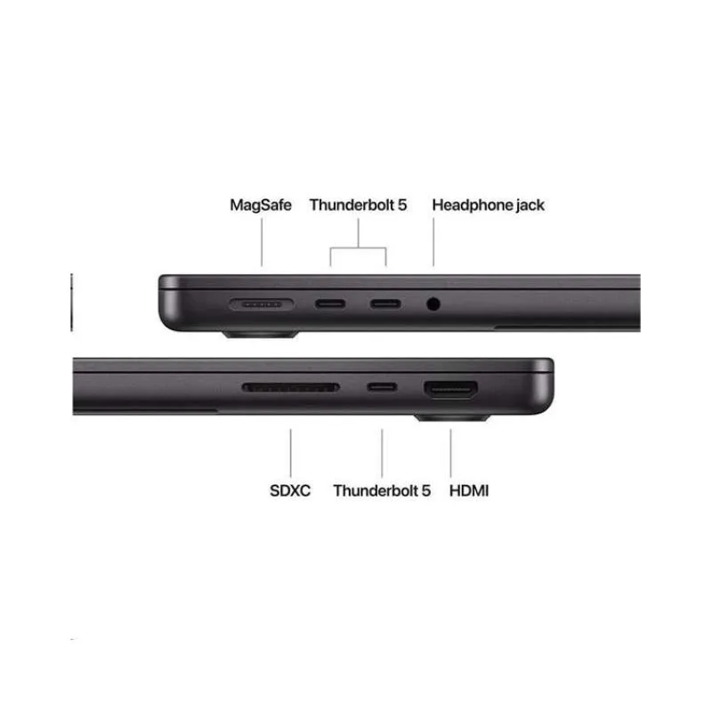 MacBook Pro 14" Apple M4 Pro 14C CPU 20C GPU 24GB 1TB Kozmický čierny SK (MX2J3SL/A)