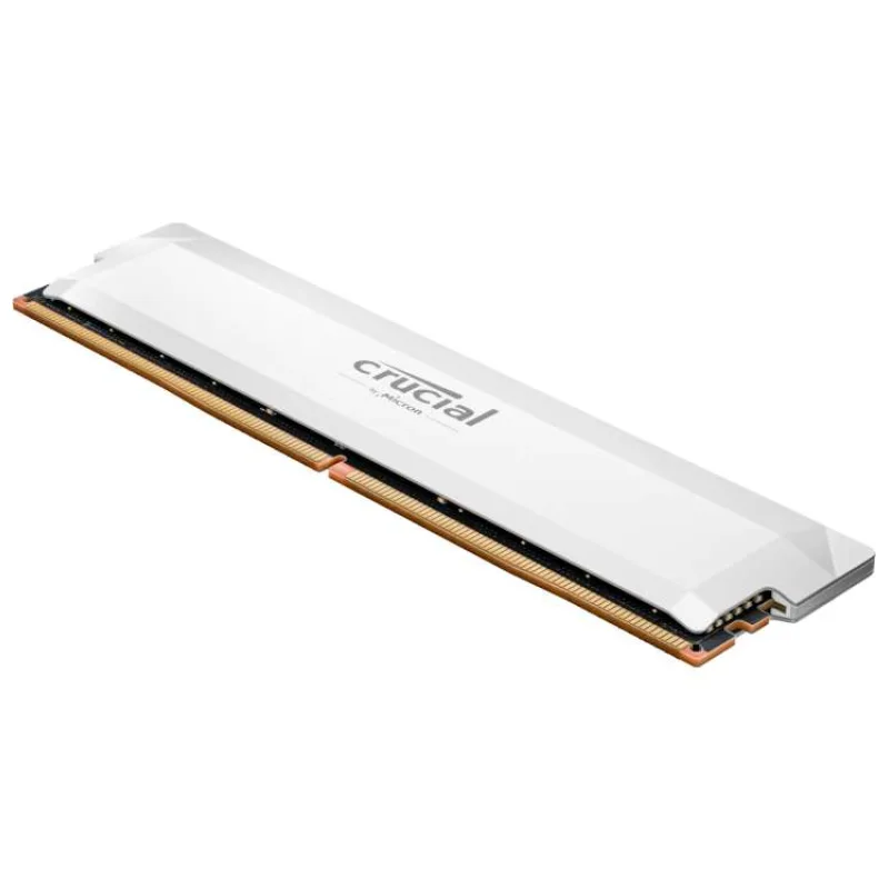Crucial Pro OC 16GB DDR5 6400MHz UDIMM CL38 White (CP16G64C38U5W)