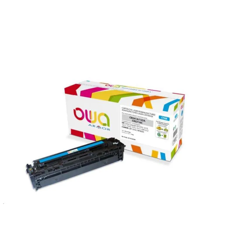 OWA Armor toner pre HP Color Laserjet CP1210, 1215, 1510, 1400 strán, CB541A, modrá/cyan (K15105OW)