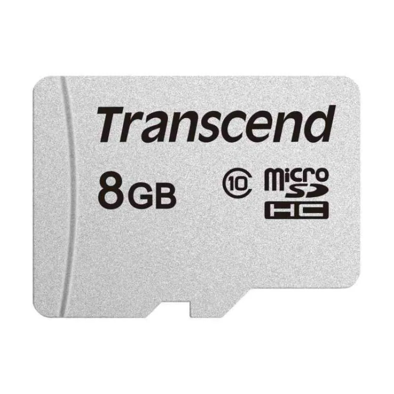 Transcend 8GB microSDHC 300S (Class 10) paměťová karta (bez adaptéru) (TS8GUSD300S)