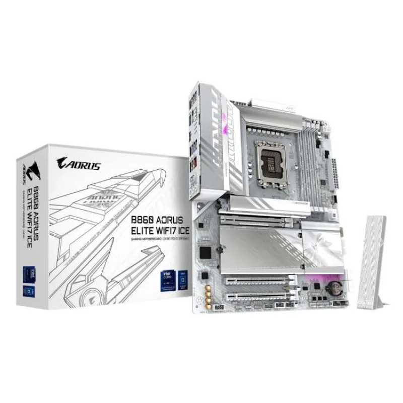 GIGABYTE B860 AORUS ELITE WIFI7 ICE/LGA 1851/ATX (B860 A ELITE WF7 ICE)