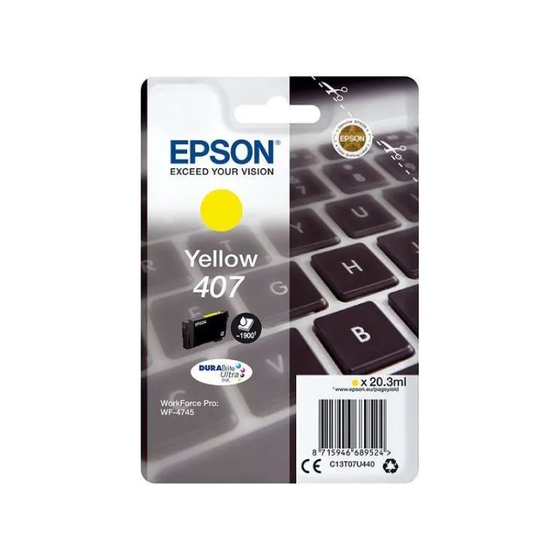 EPSON cartridge T07U4 yellow (klávesnice) (C13T07U440)