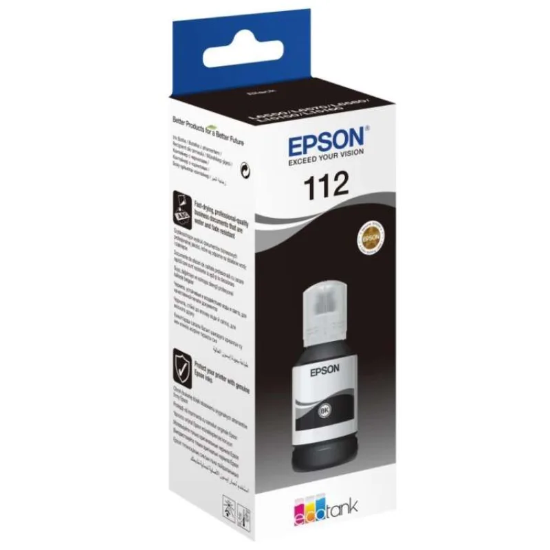 Epson inkoustová náplň 112/ T06C14A/ M15140/ L15150/ L15160/ L65x0/ 127ml/ Black (C13T06C14A)