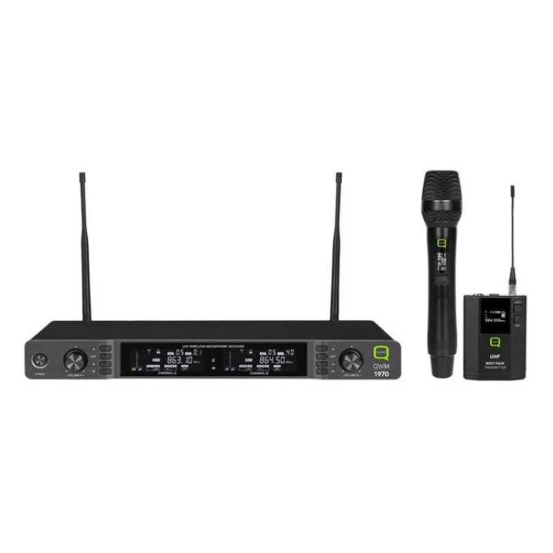Q-AUDIO QWM 1970 HH BP 606-614MHz Q-AUDIO mikrofón (04-2-1108)