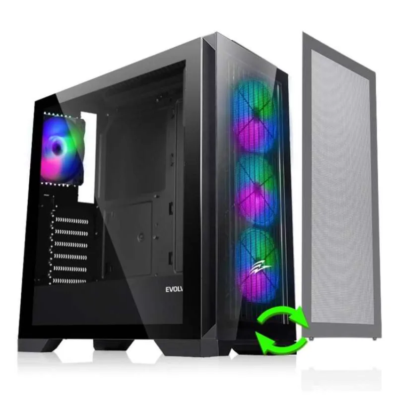 EVOLVEO Ptero Q2W+, 2x čelný panel: sklo/mriežka, (PTEROQ2W+)