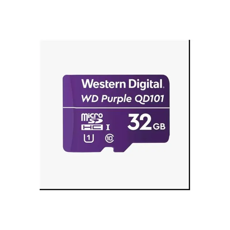 WD MicroSDHC karta 32GB Purple WDD032G1P0C Class 10, 16TBW (WDD032G1P0C)