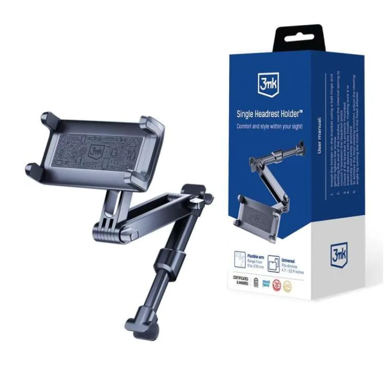 3mk držák na opěrku hlavy - Single Headrest Holder (5903108543194)