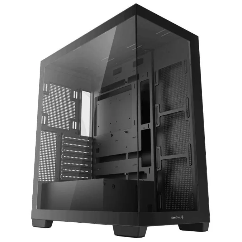 DEEPCOOL skříň CG580 4F / ATX / 4x120mm ARGB fans / 2xUSB 3.0 / panoramatická / tvrzené sklo / černá (R-CG580-BKADA4-G-1)