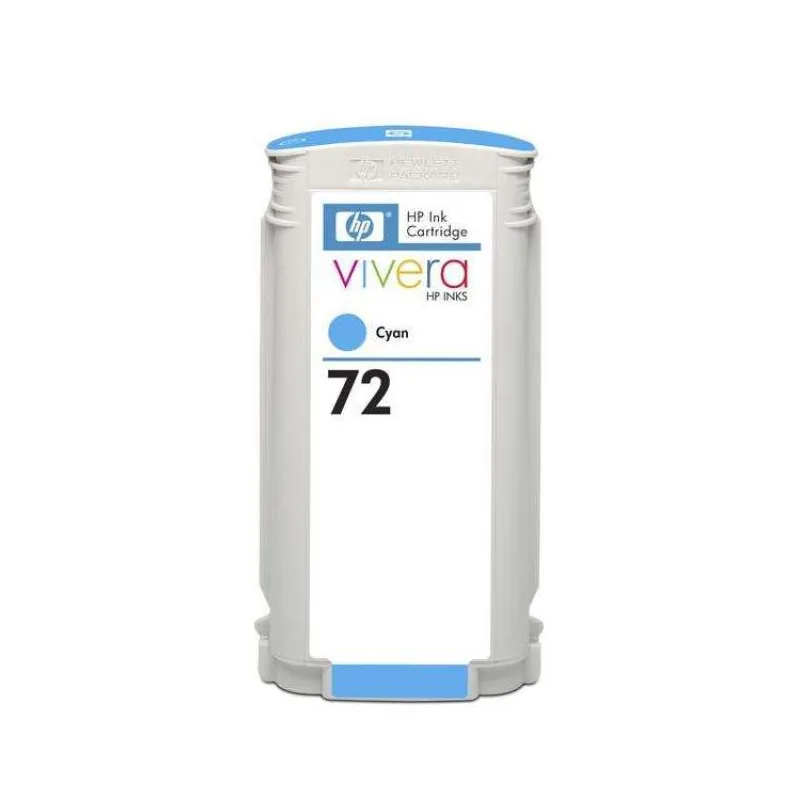 HP 72 130 ml Cyan Ink Cartridge with Vivera Ink (C9371A)
