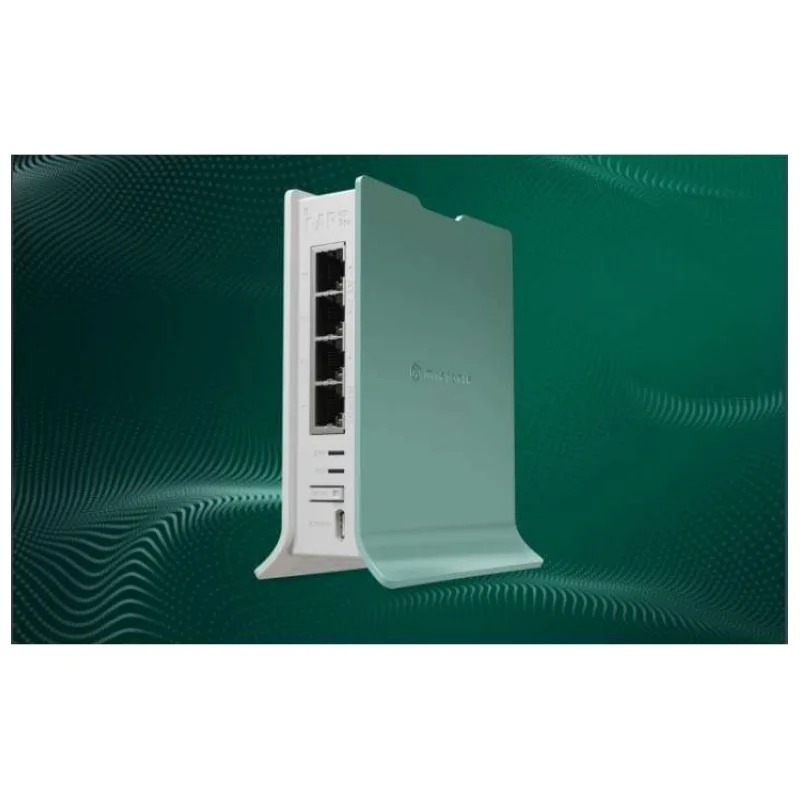 MIKROTIK RouterBOARD hAP ax lite + L4 (800MHz 256MB RAM, 4xGLAN switch, 1x 2,4GHz 802.11ax plastic case, power supply) (L41G-2axD)