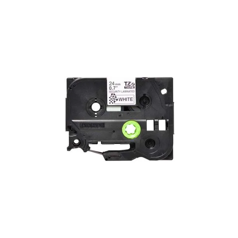 páska BROTHER TZeSE5 čierne písmo, biela páska bezpečnostná SECURITY Tape (24mm) (TZESE5)