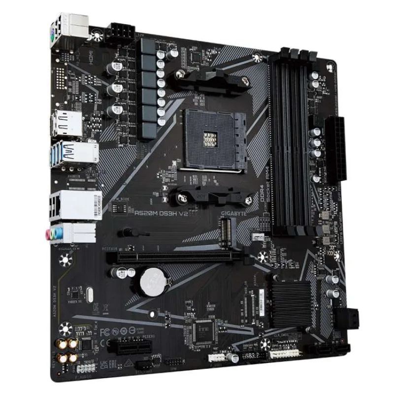 GIGABYTE MB Sc AM4 A520M DS3H V2, AMD A520, 4xDDR4, 1xHDMI, 1xDP, mATX (A520M DS3H V2)
