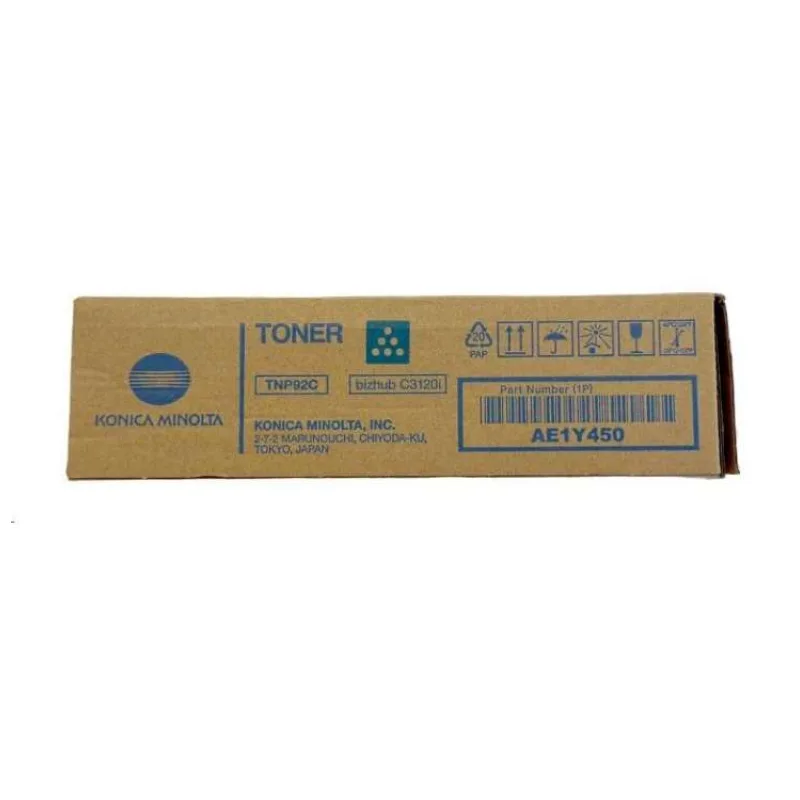 Konica Minolta TNP92C,Toner azurový pro bizhub C3120i, 4000 stran (AE1Y450)