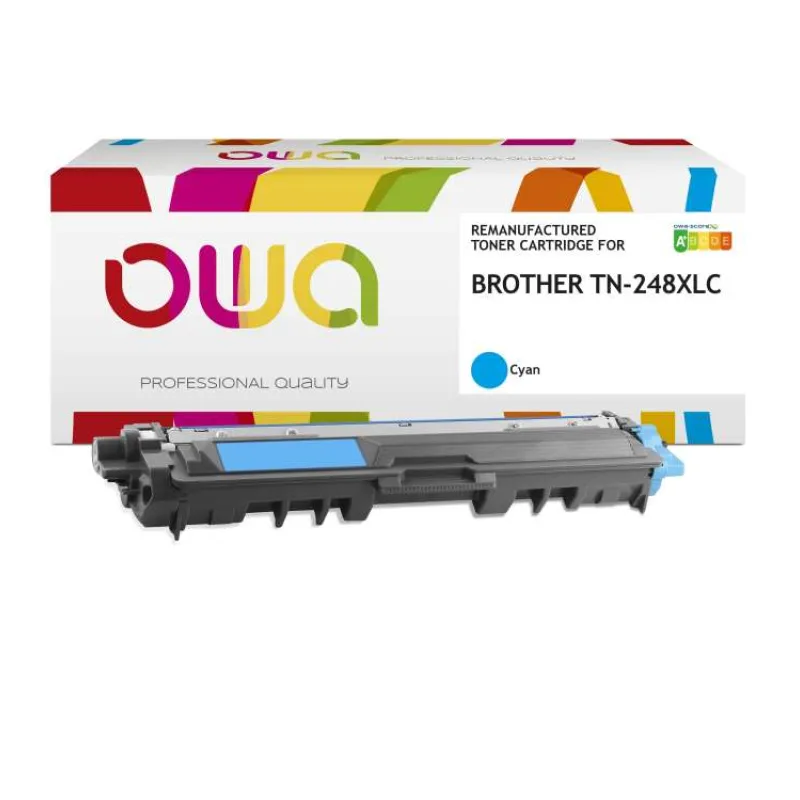 OWA Armor toner kompatibilný s Brother TN-248XL C, 2300st, modrá/cyan (K16535OW)