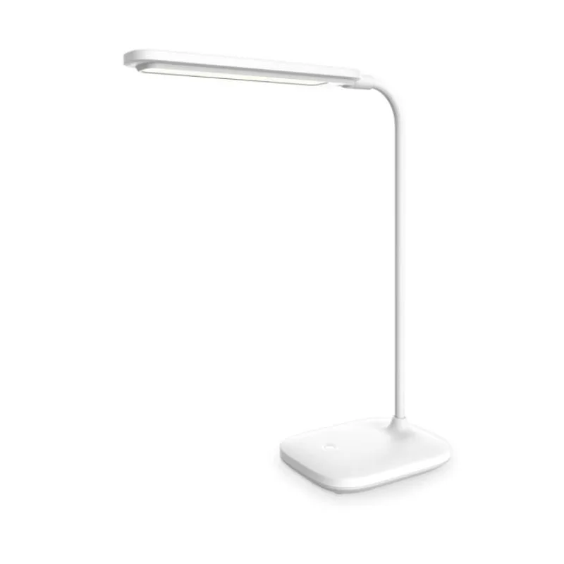 Platinet stolná LED lampa 5W stmievateľná, dotykové ovládanie, integrovaná batéria 2400mAh, biela (PLADLL6728BL)