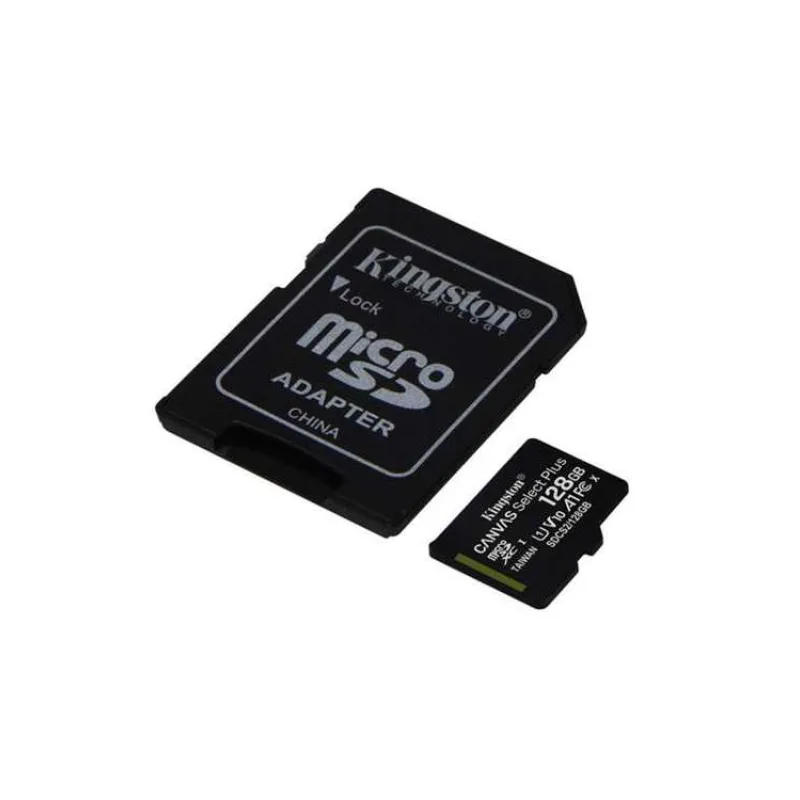 Kingston Canvas Select Plus/Micro SDXC/128GB/UHS-I U1 / Class 10/+ Adaptér (SDCS3/128GB)