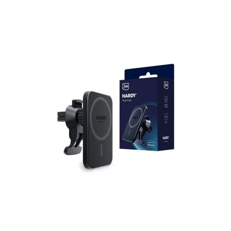 3mk držák do auta HARDY MagCharger, 15W bezdrátové nabíjení, MagSafe (5903108497398)