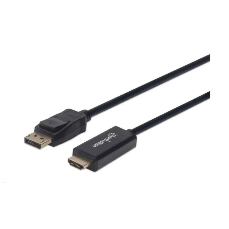 MANHATTAN Kábel DisplayPort na HDMI 1080p, 1.8 m, čierna (152679)