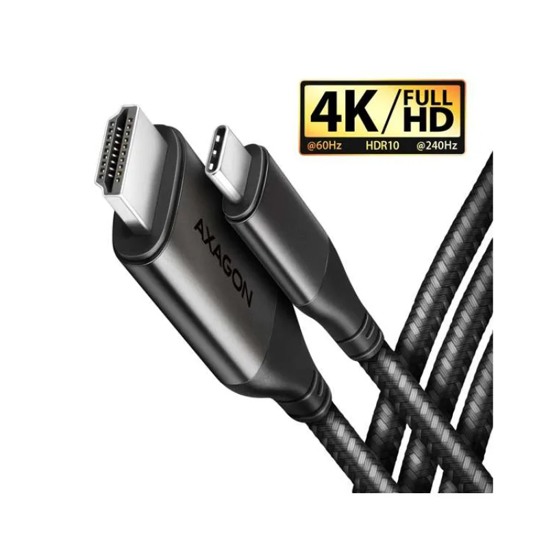 AXAGON RVC-HI2MC, USB-C - HDMI 2.0A redukce / kabel 1,8m, 4K/60Hz (RVC-HI2MC)