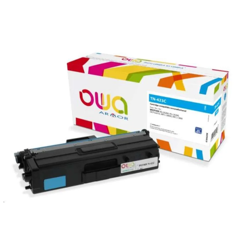 OWA Armor toner pre BROTHER HL-L 8260, 4.000 str., com. s TN423C modrá/cyan (K18062OW)
