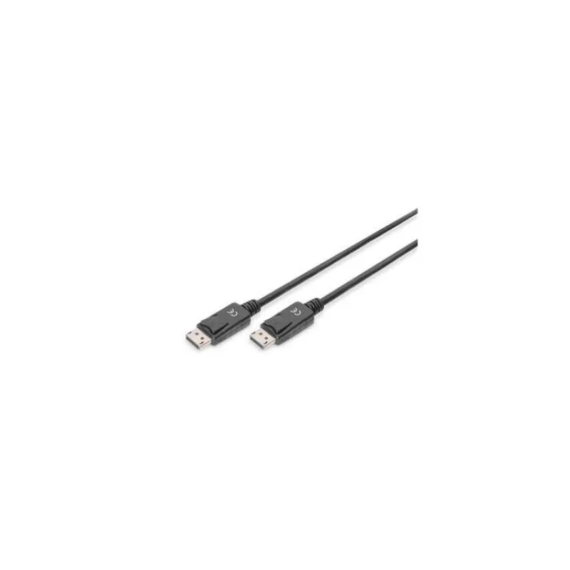 Digitus Připojovací kabel DisplayPort 1.2, DP M/M, 3,0 m, se západkou, Ultra HD 4K, bl (AK-340100-030-S)
