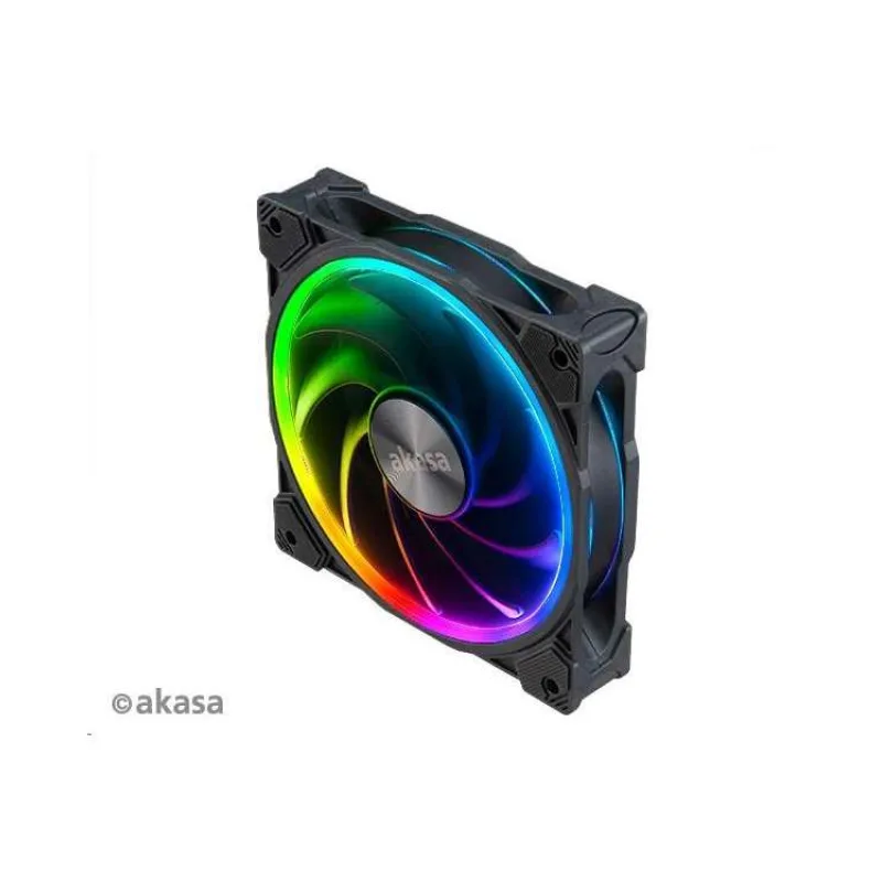 prídavný ventilátor Akasa SOHO AR LED 12 cm RGB (AK-FN108)