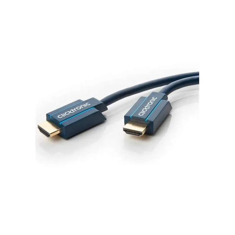 ClickTronic HQ OFC kabel HDMI High Speed s Ethernetem, zlacené, 4K@60Hz, 20m (CLICK70310)
