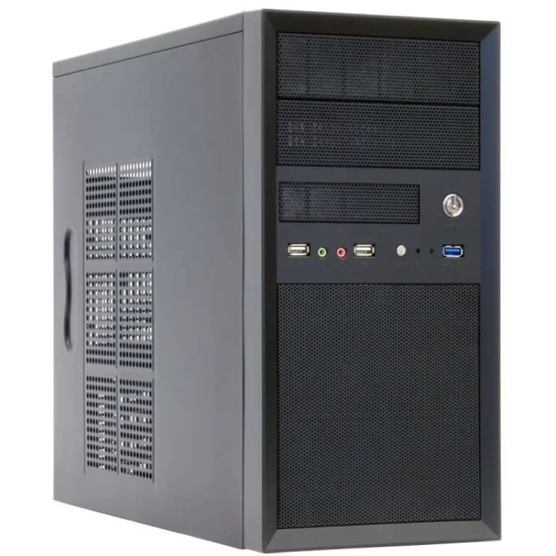 CHIEFTEC Mesh Series/uATX, CT-01B, 350W, čierna, USB 3. (CT-01B-350GPB)