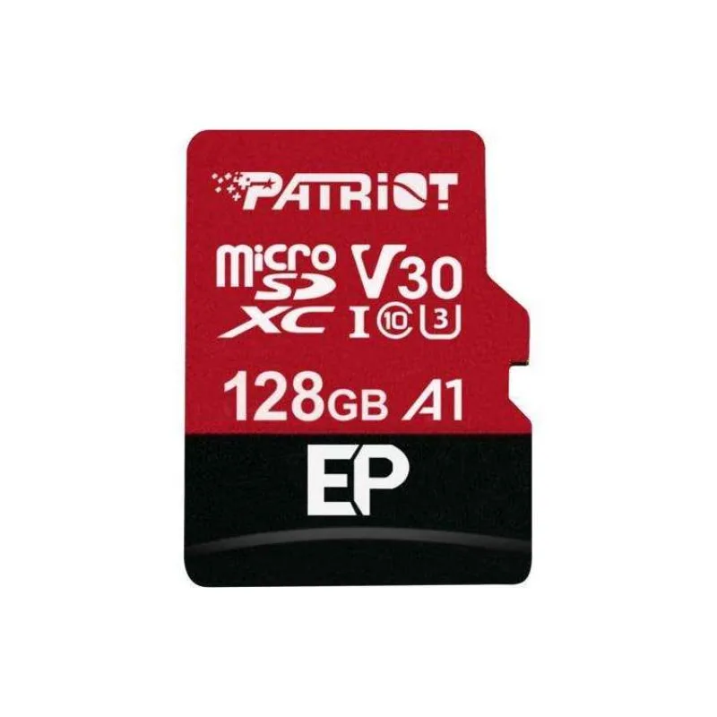 Patriot V30 A1/micro SDXC/128GB/UHS-I U3 / Class 10/+ Adaptér (PEF128GEP31MCX)