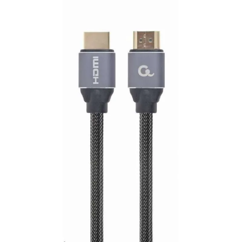 GEMBIRD CABLEXPERT HDMI kábel 2.0, 2 m, opletené, čierne, blister (CCBP-HDMI-2M)