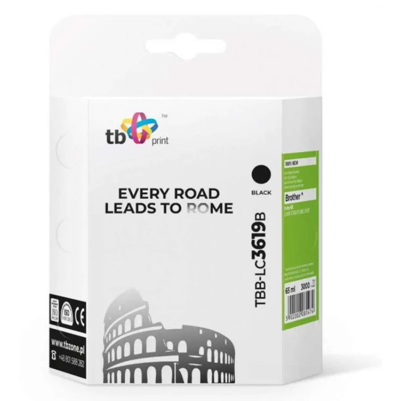 Ink. kazeta TB kompat. s Brother MFC-J2330DW Černá (TBB-LC3619B)
