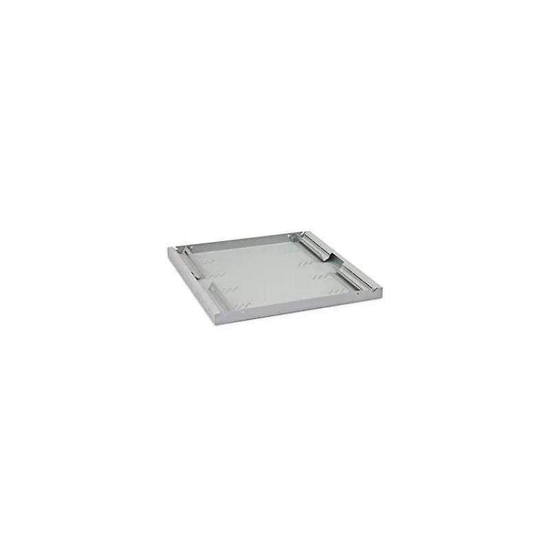 TRITON Regál s perforáciou 19", 1U/550 mm, nosnosť 80 kg, sivý (RAC-UP-550-A4)