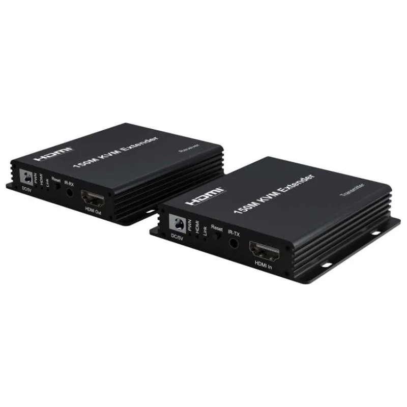 PremiumCord HDMI KVM extender na 150m přes jeden kabel Cat5e/Cat6, FULL HD 1080p (khext150-4)