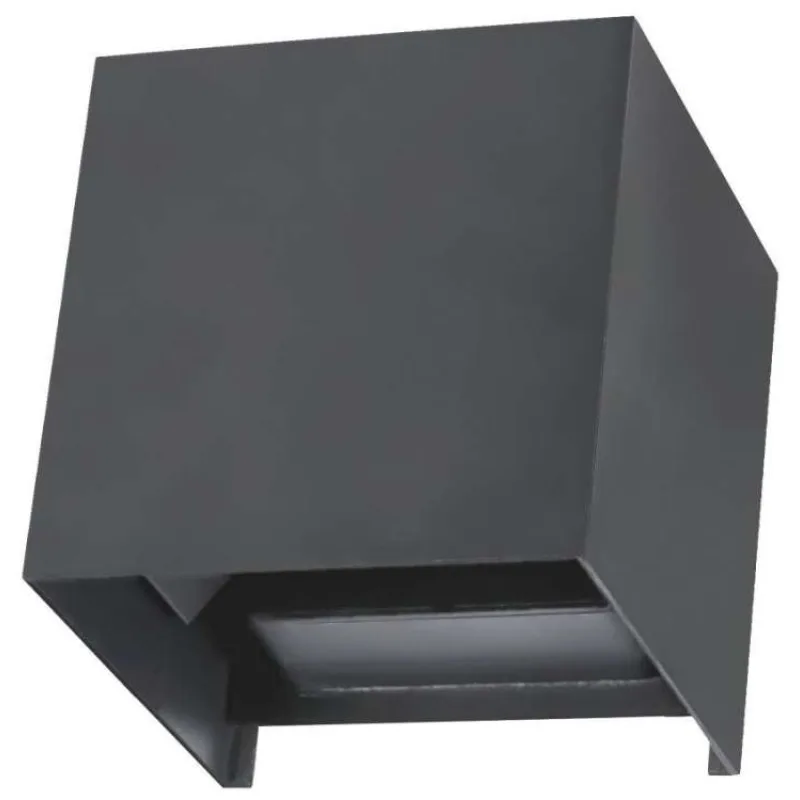 IMMAX DICE venkovní LED osvětlení nástěnné, 6W, 340lm, IP65, antracit (08510L)