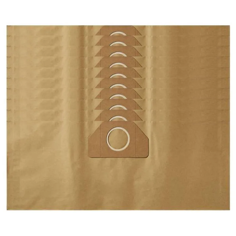 NEDIS sáčky do vysavače/ 10 kusů/ papír/ Kärcher 2201/ hnědé (DUBG111KAR10)