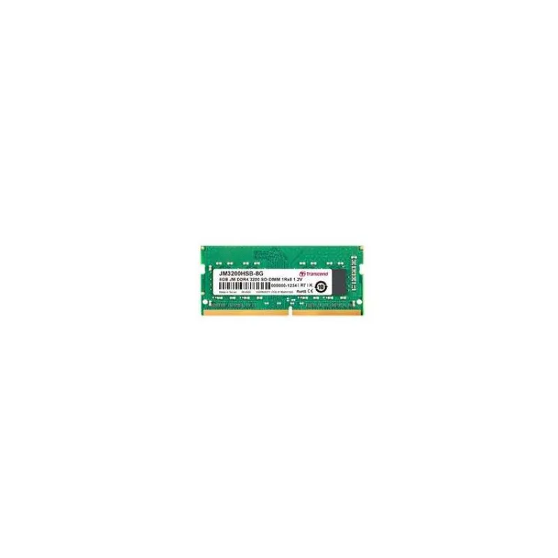 SODIMM DDR4 8GB 3200MHz TRANSCEND 1Rx16 1Gx16 CL22 1.2V (JM3200HSG-8G)
