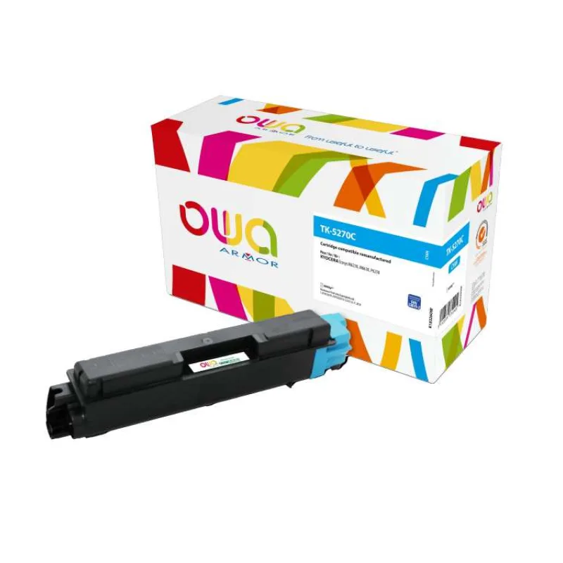 OWA Armor toner kompatibilný s Kyocera TK-5270C, 6000st, modrá/cyan (K18326OW)