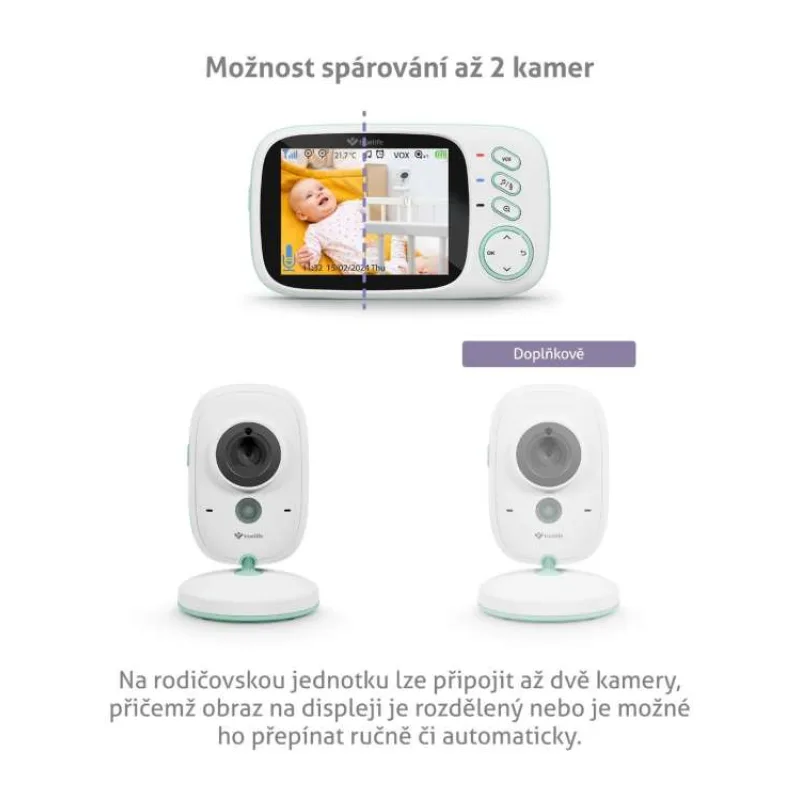 TrueLife NannyCam H32 Pro - digitální video chůvička (TLVMMNCH32PWB)