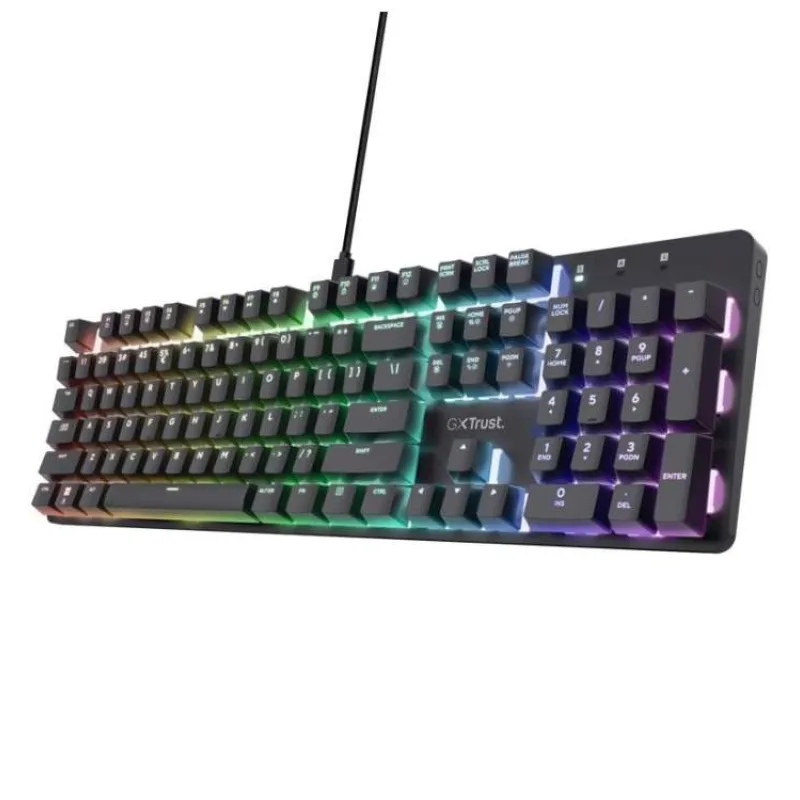TRUST Herní klávesnice GXT 871 ZORA, Mechanická, CZ/SK (25684)