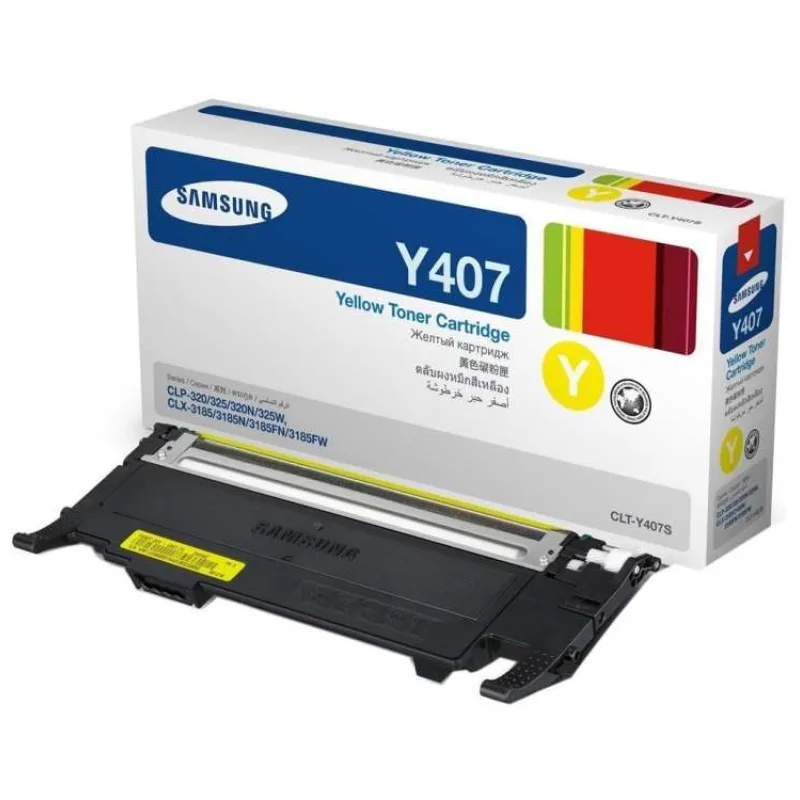 HP - Samsung toner žlutý CLT-Y4072S pro CLP-320/325,CLX-3185 - 1000 str. (SU472A)