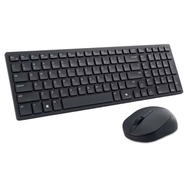 DELL KM555/ Maďarská/ bezdrátová tichá klávesnice + myš/ USB/ černá (580-BBWC)