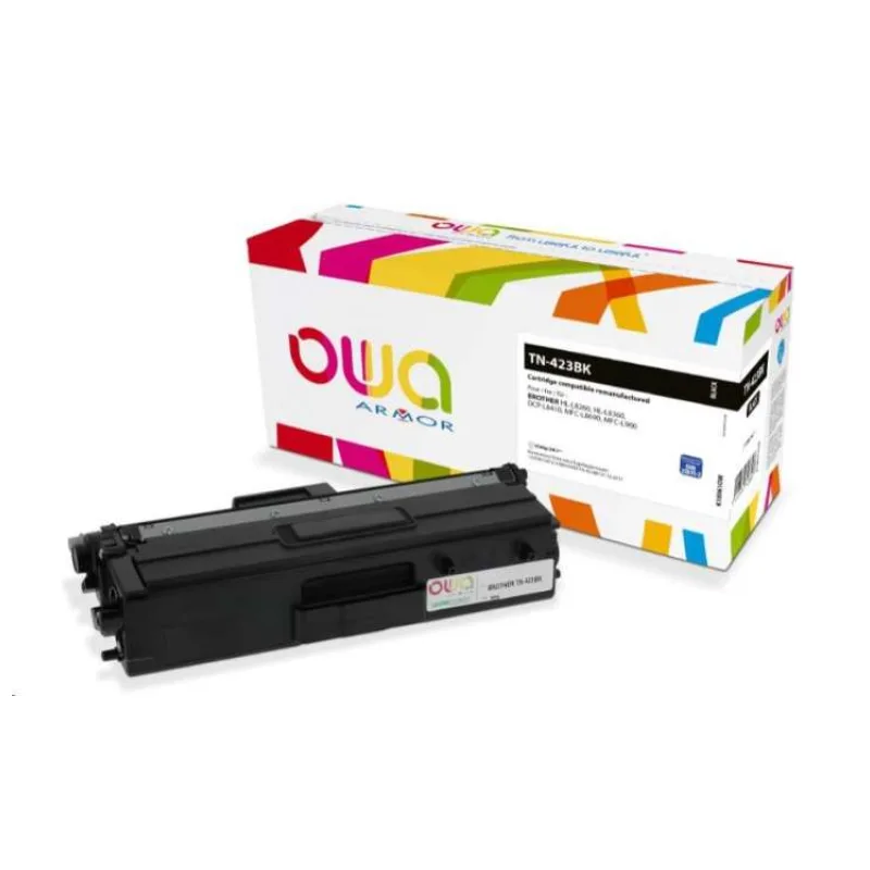 OWA Armor toner kompatibilný s Brother TN-423BK, 6500st, čierna/black (K18061OW)