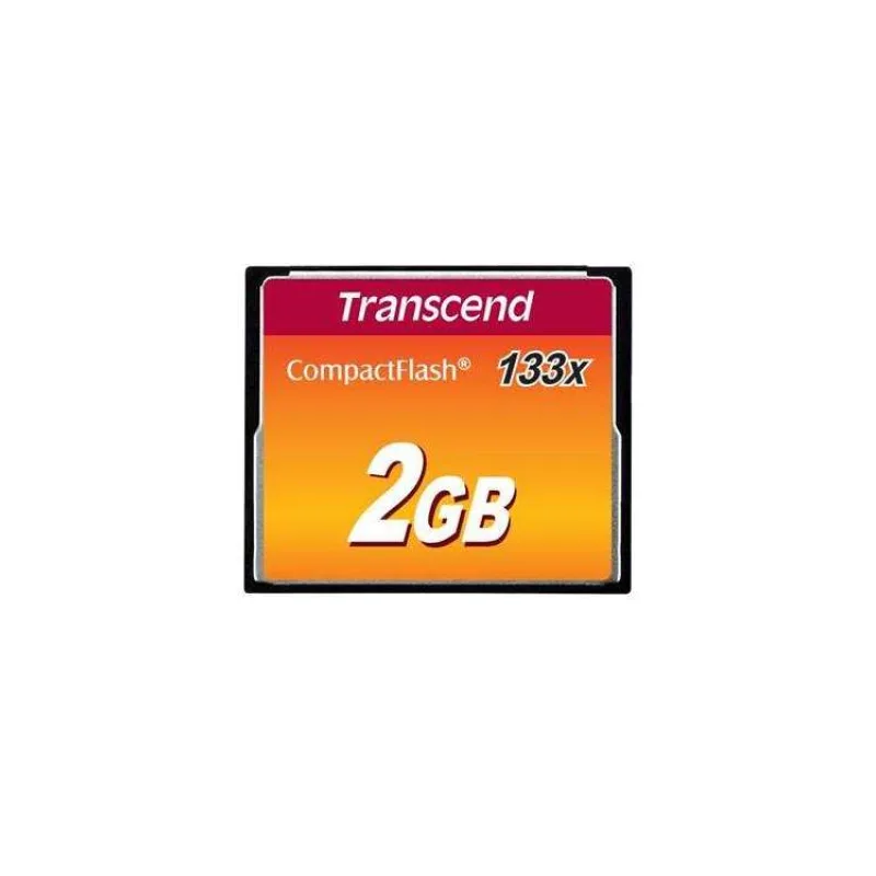 Transcend 2GB CF (133X) paměťová karta (MLC) (TS2GCF133)