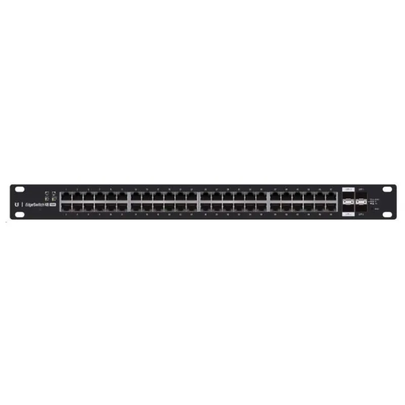 UBNT EdgeSwitch ES-48-500W [70Gbps, 500W, aktívny (802.3af/at) a pasívne (24 V) PoE, 2xSFP, 2xSFP+, L2/L3] (ES-48-500W EU)