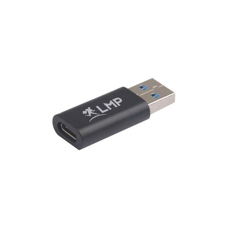 LMP USB-A to USB-C adapter - Black (18985)